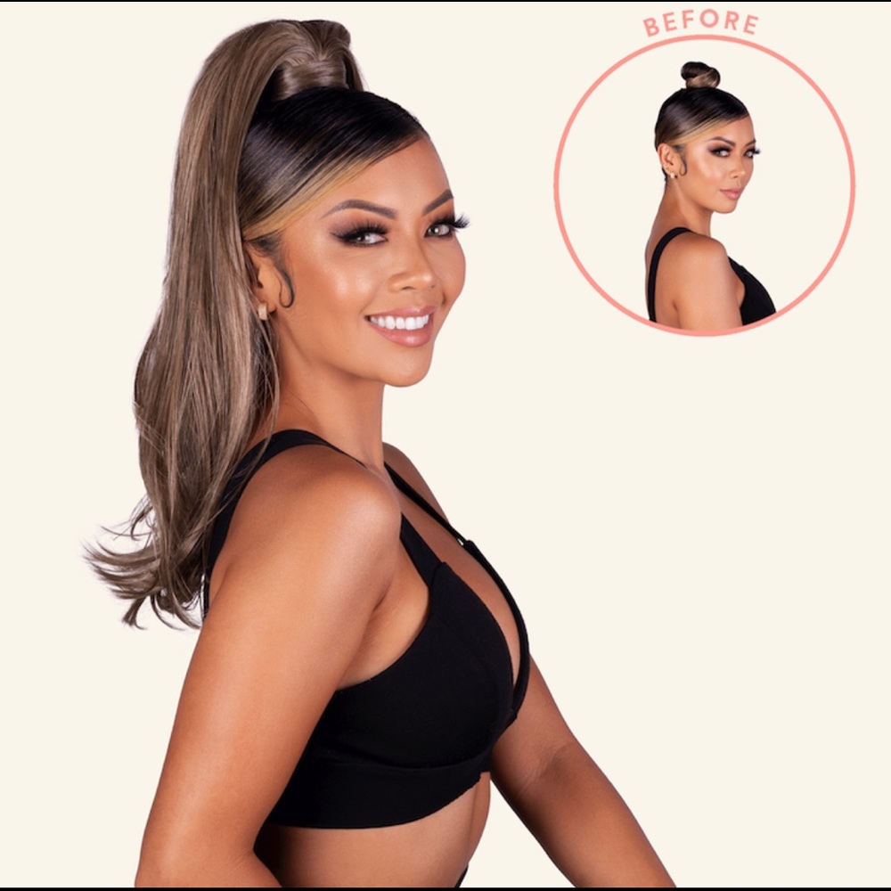 INH Liane Ponytail in Ash Blonde